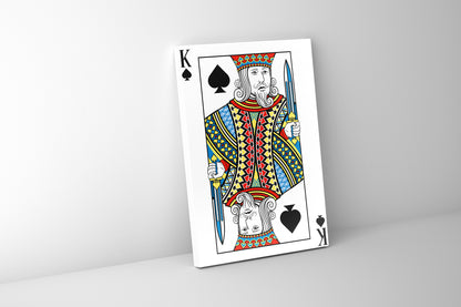 Canvas Wall At-King of Spades Canvas 36" x 48" 3648-045