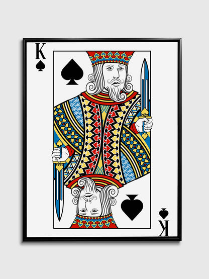Canvas Wall At-King of Spades Canvas 36" x 48" 3648-045