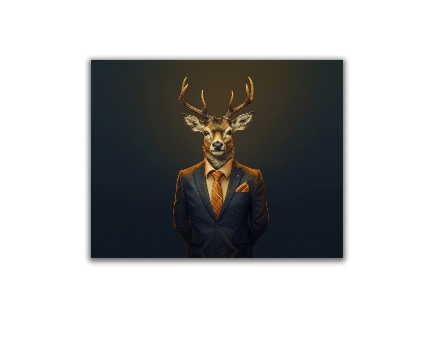 Chief deer- Modern art-Wildlife Canvas Art