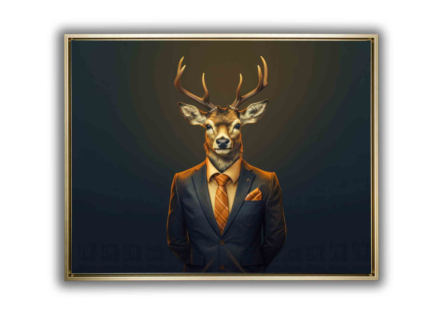 Chief deer- Modern art-Wildlife Canvas Art
