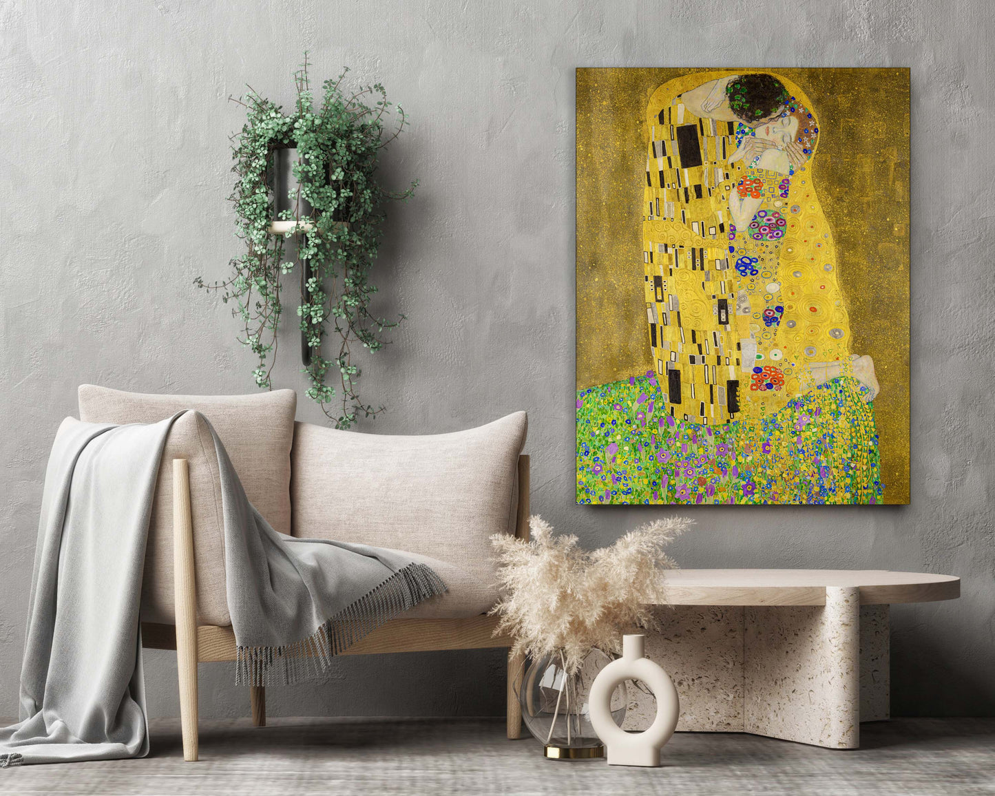 " The Kiss" Fine Art-Gold varnish