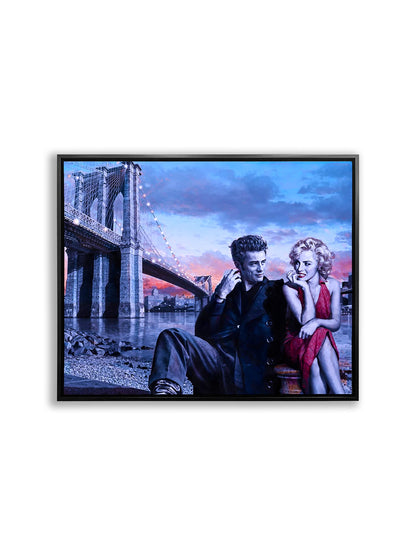 Dean and Marilyn - Wall decor - Canvas Fine Art