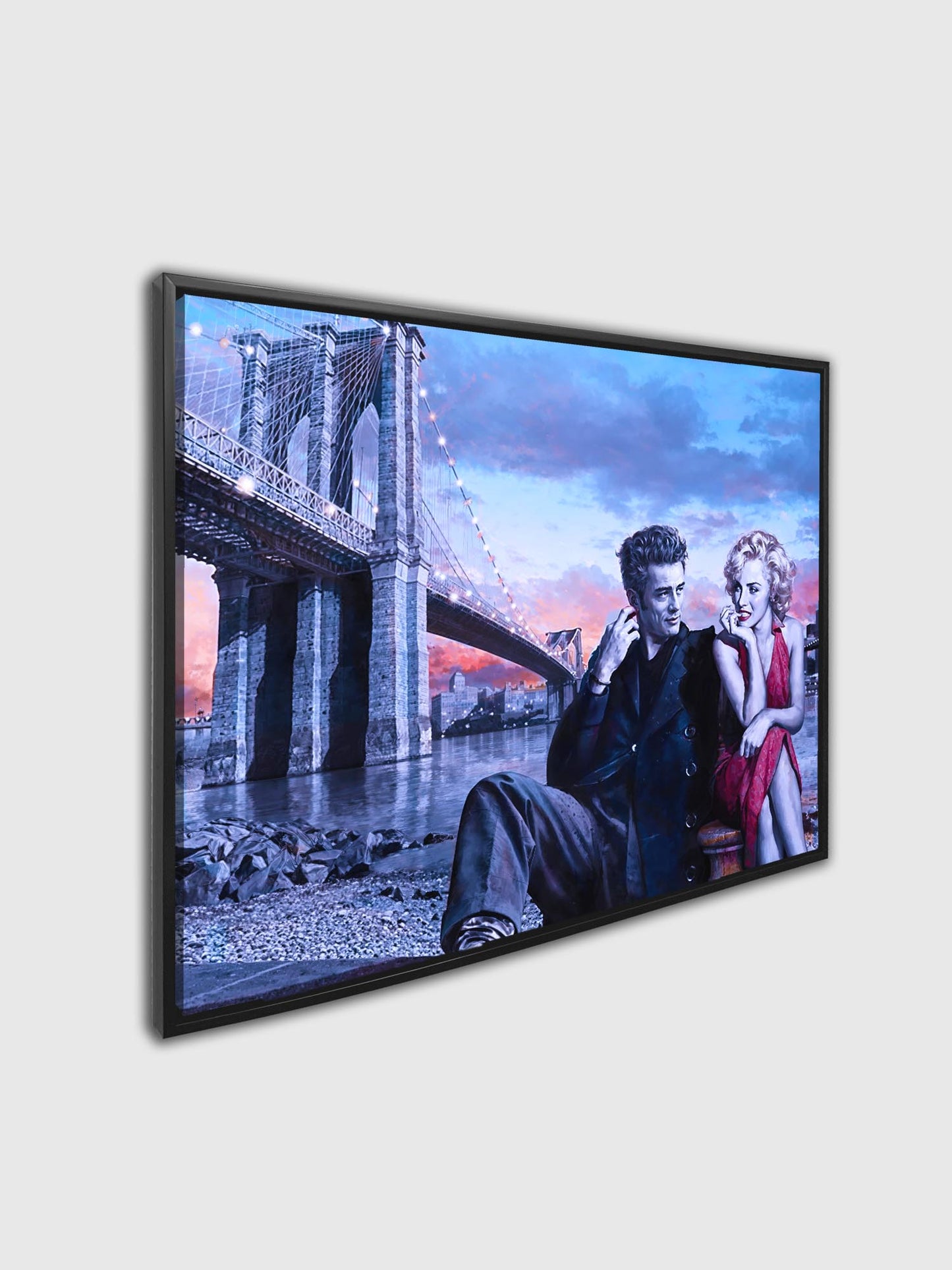 Dean and Marilyn - Wall decor - Canvas Fine Art
