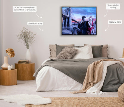 Dean and Marilyn - Wall decor - Canvas Fine Art