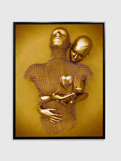 AI Love 36" x 48" Fine Art Canvas Wall Decor