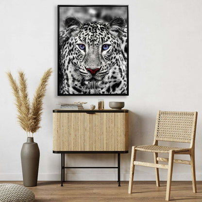 Canvas print-Blue Eyed White Tiger- Wildlife art