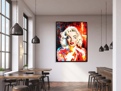 "Captivating Marylinn Monroe" 36" x 48" Fine Art Canvas