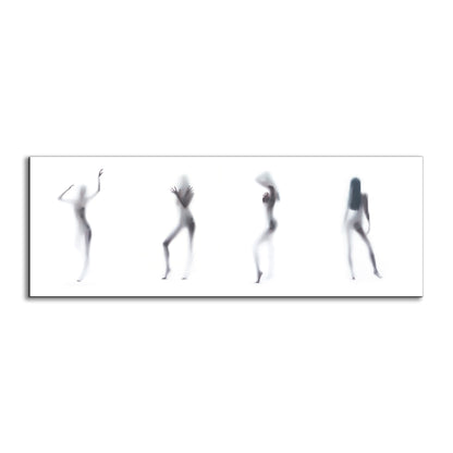 Silhouette of 4 Women-Canvas Printed-Abstract Wall Art