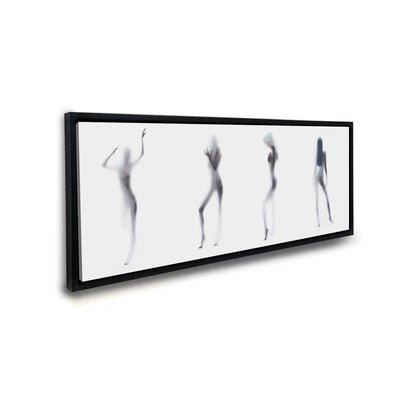 Silhouette of 4 Women-Canvas Printed-Abstract Wall Art