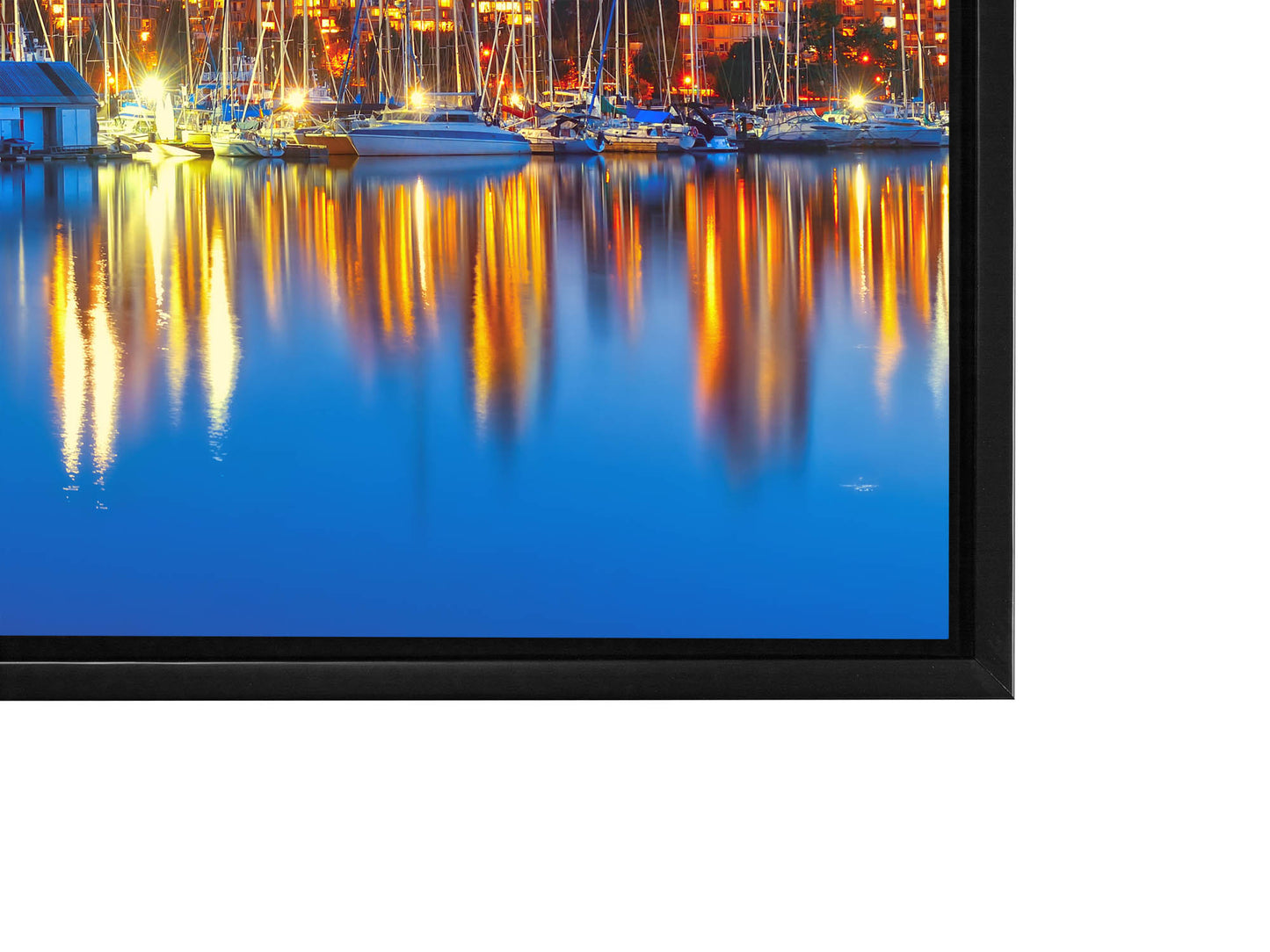 Downtown Vancouver at sunset- Skyline Wall Decor-RGB varnish