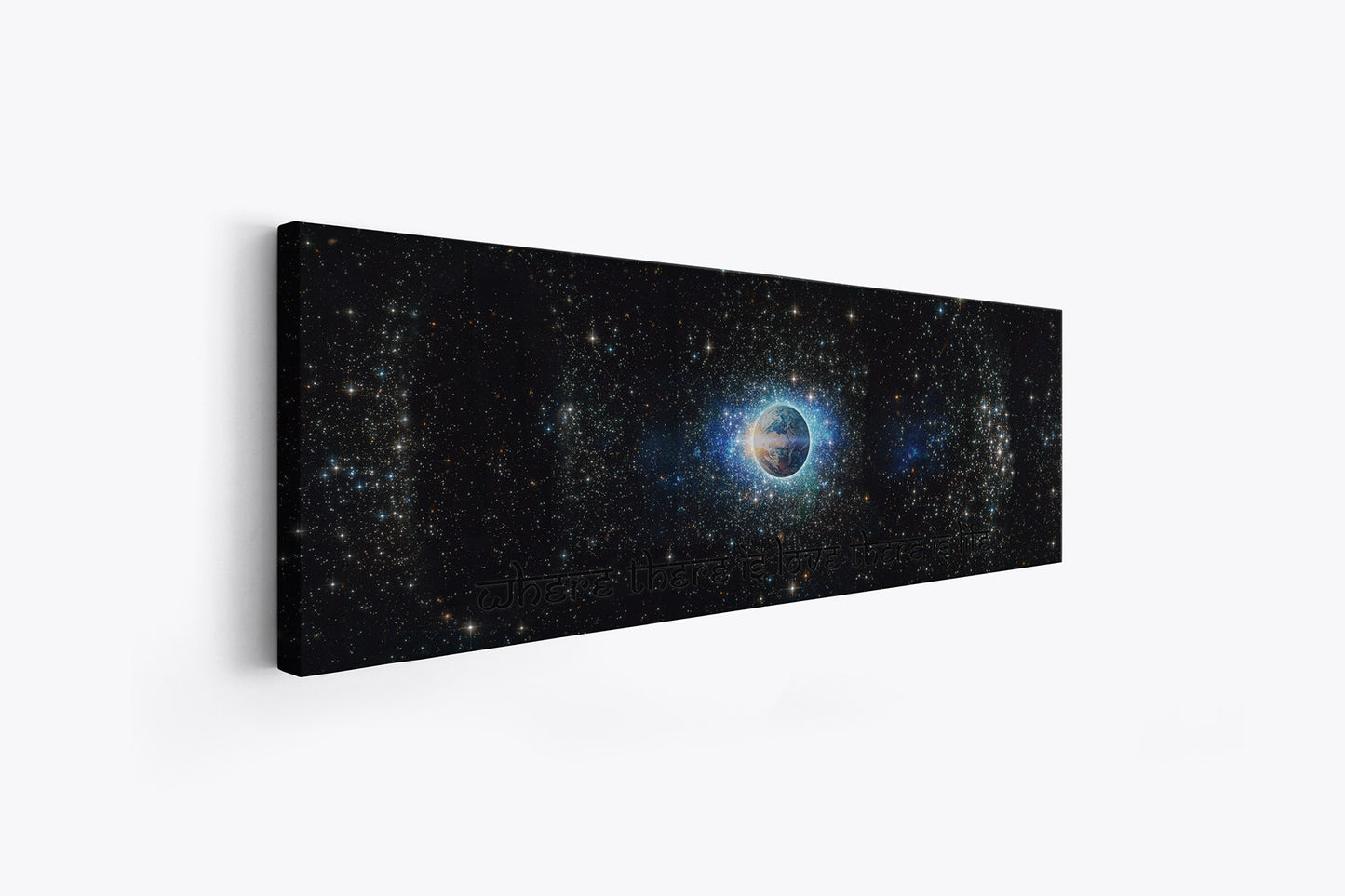 Wal Art-Where there is love there is Life-Canvas Print