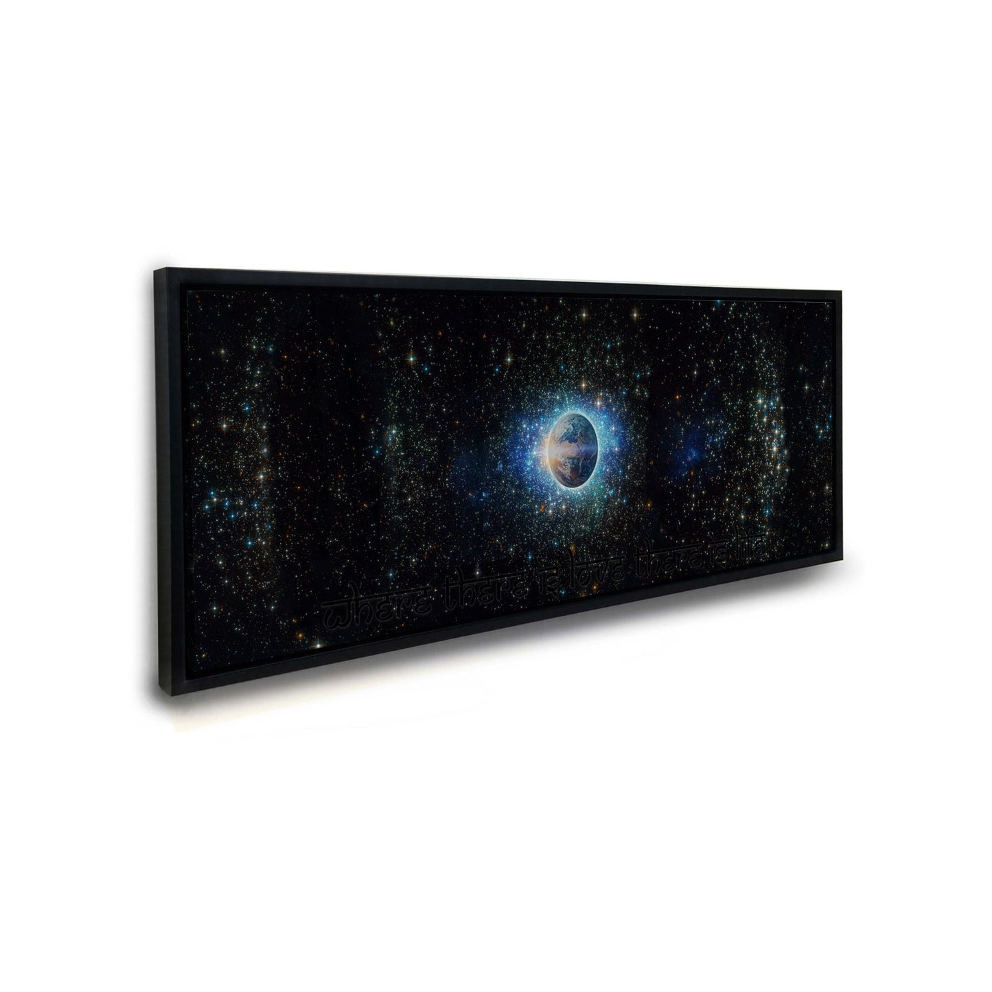 Wal Art-Where there is love there is Life-Canvas Print