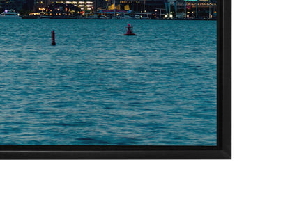 Green CN Tower Toronto Skyline- Canvas Wall Decor