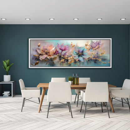 Flowers Canvas Art - Floral Symphony-Wall decor