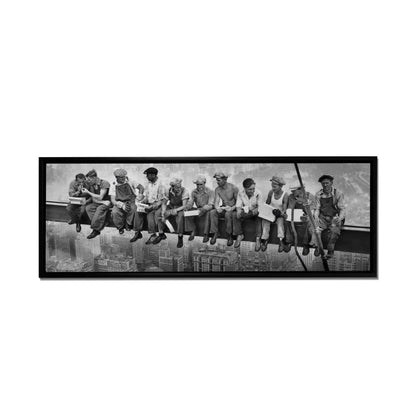 Wall art-Iconic " Lunch" photograph-Canvas Printed