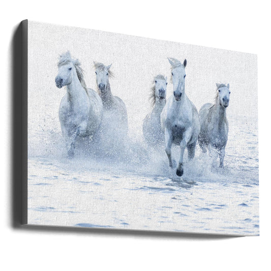 Horses on the Run in Gallery Wrap