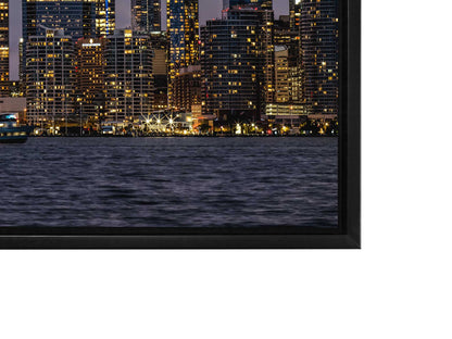 The CN Tower, Roger Center and Lake Ontario at sunset-Cities Skyline-Wall decor
