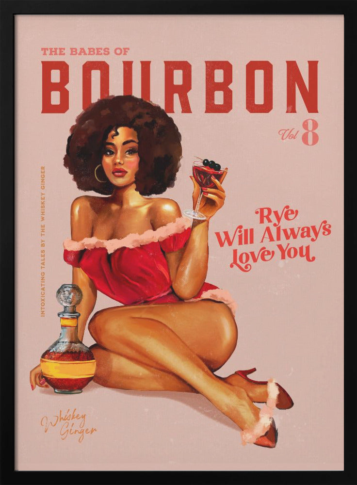 Sample Babes of Bourbon Vol 8 Black floating frame