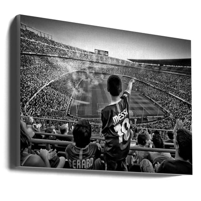 Artwork Cathedral of Football36X24inches- Unframed