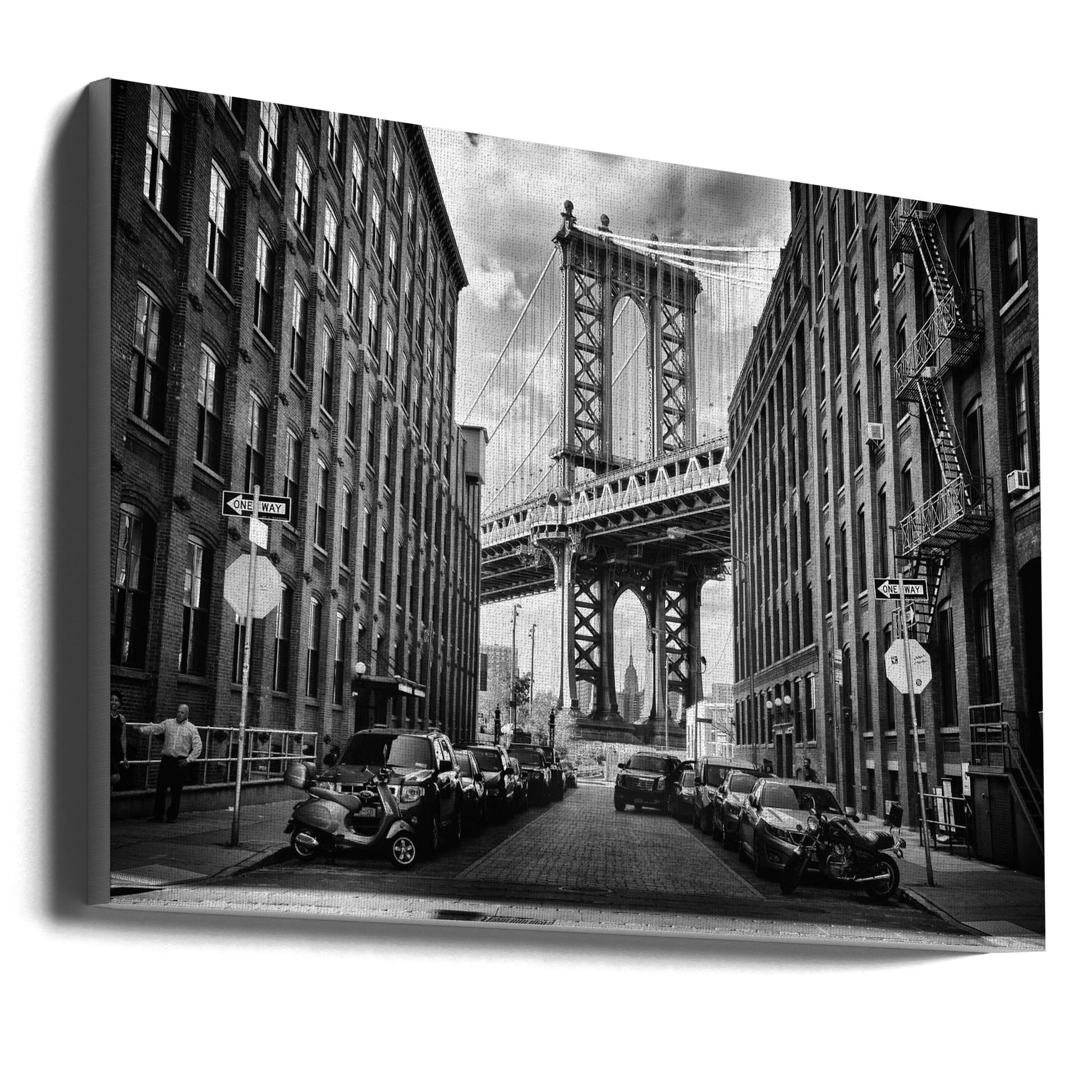  In America Brooklyn Bridge Wall Artwork Gallery Wrapped (Ready to Hang)