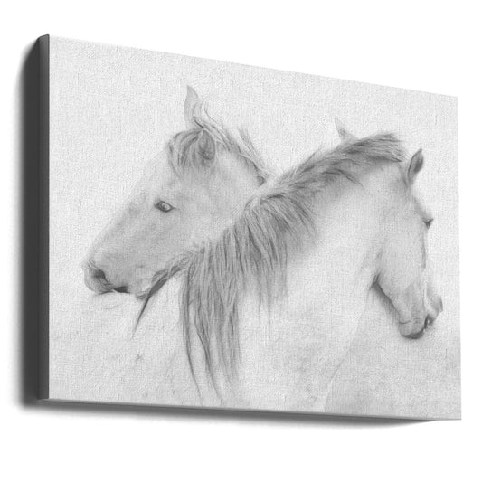  Horses Wall Artwork Gallery Wrapped (Ready to Hang)