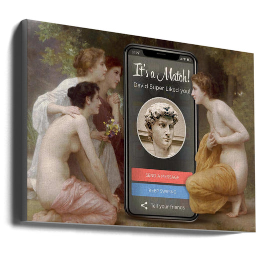 canvas prints David Match36X24inches- Unframed