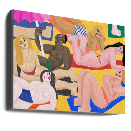  La Plage Wall Artwork Gallery Wrapped (Ready to Hang)