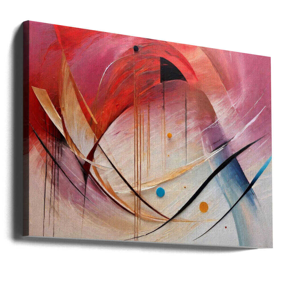 Wall art Vibrant Swirls and Curves