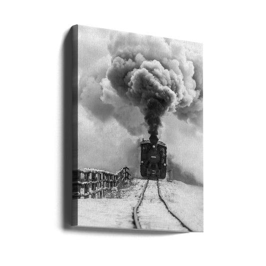 Artwork- Old train-16X20inches-Gallery Wrapped (Ready to Hang)