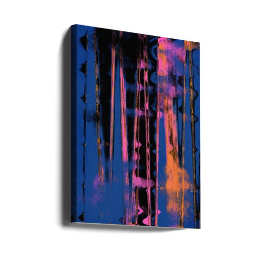  Time Machine (Blue) Wall Artwork Gallery Wrapped (Ready to Hang)