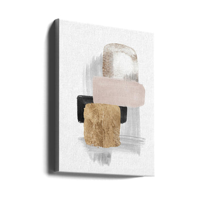  Brush Strokes-5 Wall Artwork Gallery Wrapped (Ready to Hang)