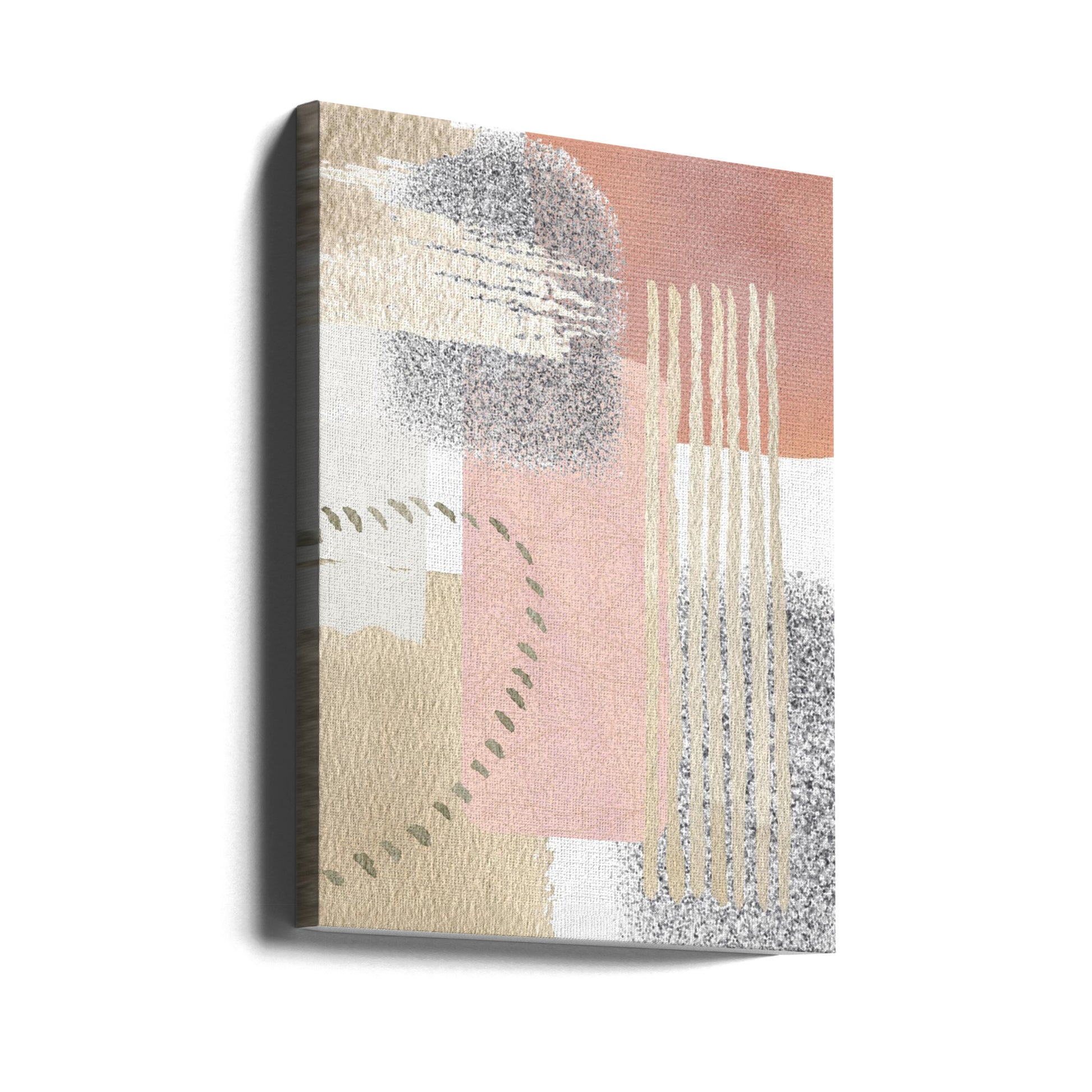  Delicately Pink-1 Wall Artwork Gallery Wrapped (Ready to Hang)