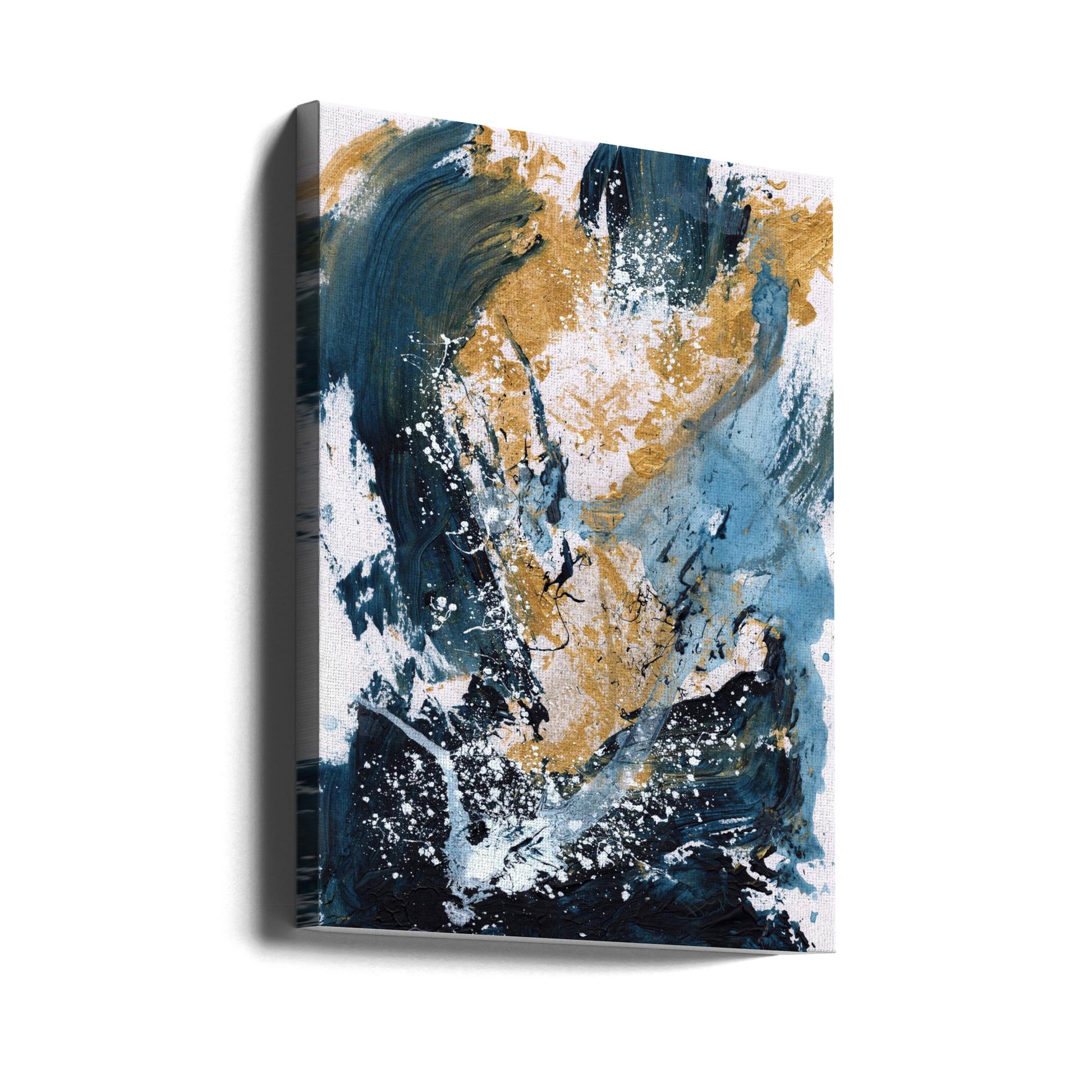  Golden Sea Wall Artwork Gallery Wrapped (Ready to Hang)