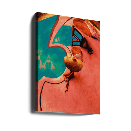  Poolside Wall Artwork Gallery Wrapped (Ready to Hang)