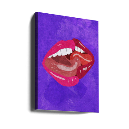  Kissing Wall Artwork Gallery Wrapped (Ready to Hang)