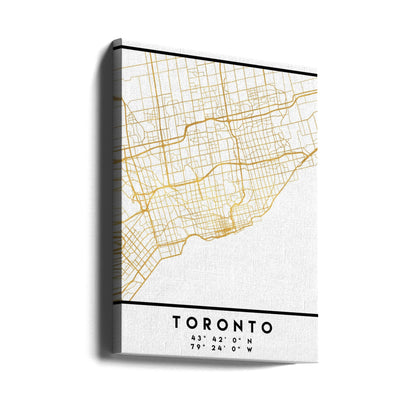 1 Maps 16-Wall Art Gallery Wrapped (Ready to Hang)-24X36inches