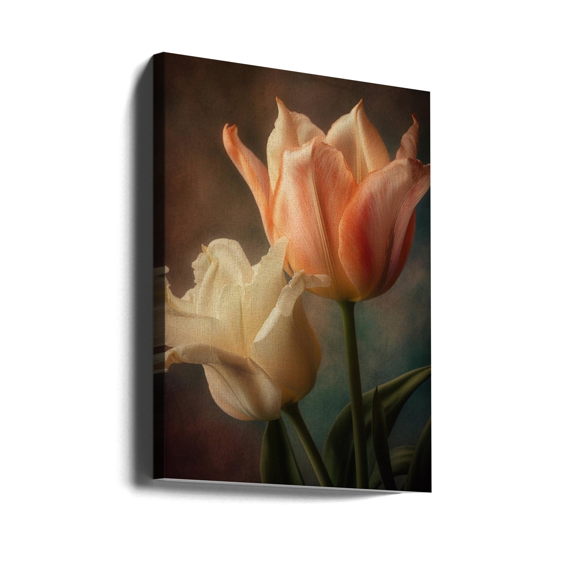  Vintage Flowers 2 Wall Artwork Gallery Wrapped (Ready to Hang)