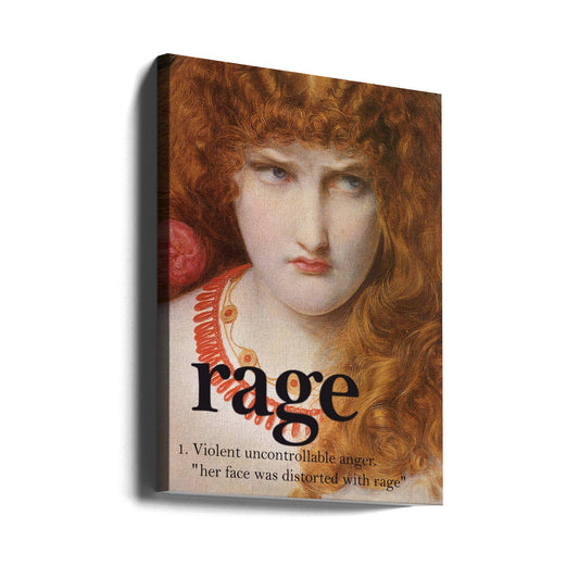 canvas prints Rage Girl24X36inches- Unframed