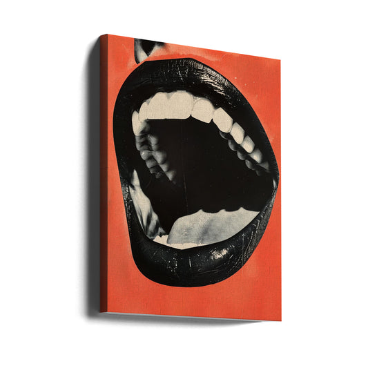  The Mouth Wall Artwork Gallery Wrapped (Ready to Hang)