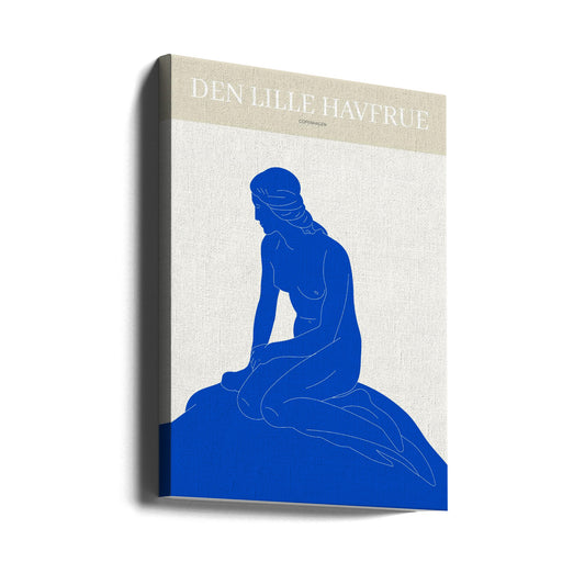  Den lille havfrue Wall Artwork Gallery Wrapped (Ready to Hang)