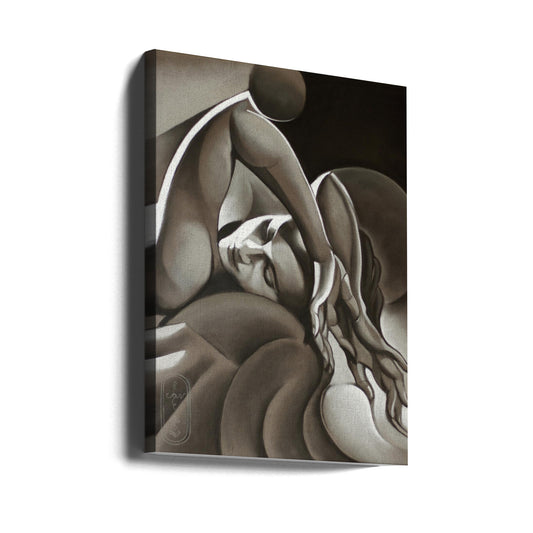  Flow of Life - 18-07-24 Wall Artwork Gallery Wrapped (Ready to Hang)