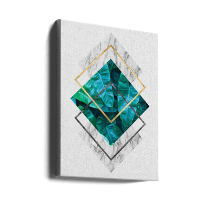 Wall art Botanical and geometric Shape