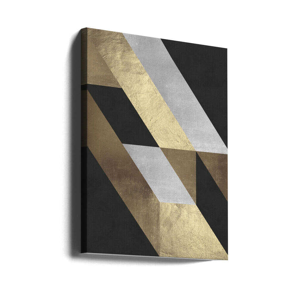 Wall art Geometric Gold Flow