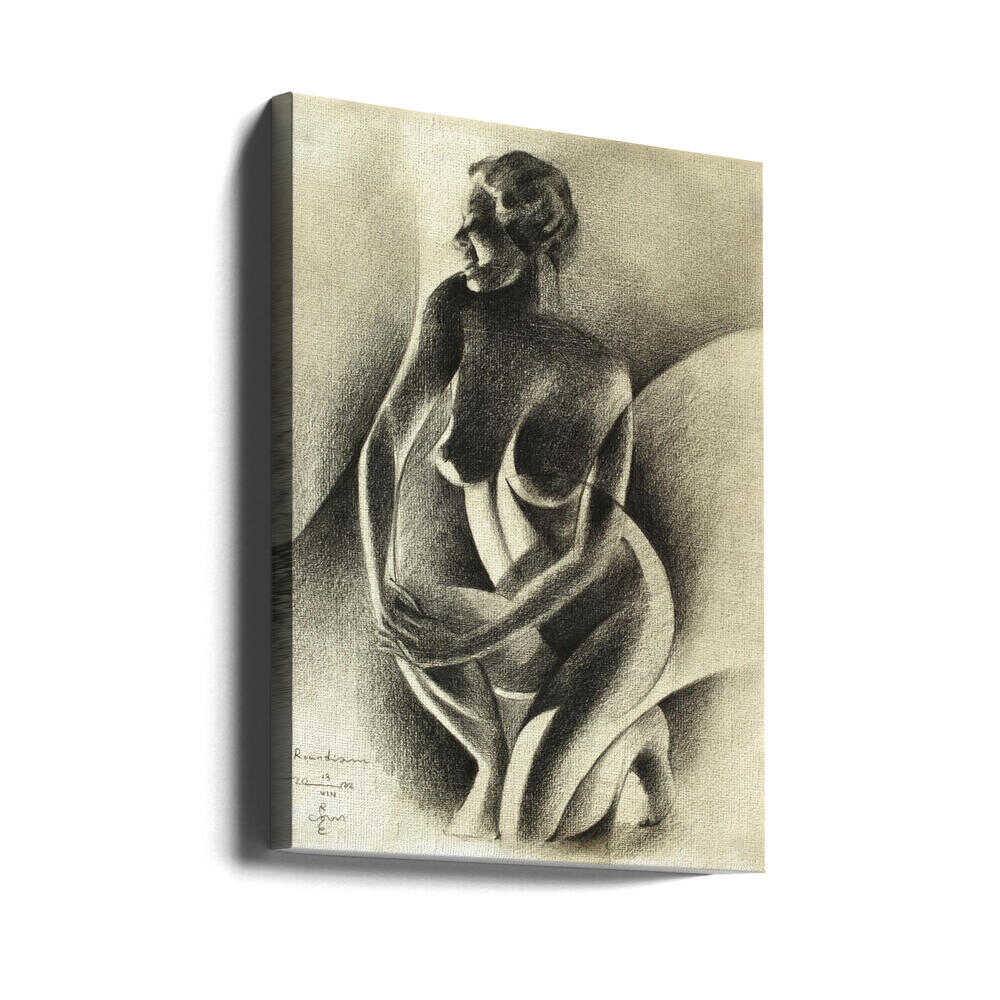 Wall art Cubist Style Nude Figure