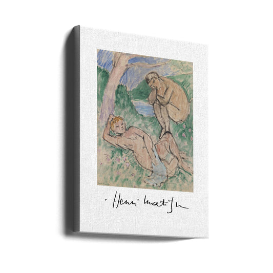 Artwork  Baigneurs Autographed 16X20-inches