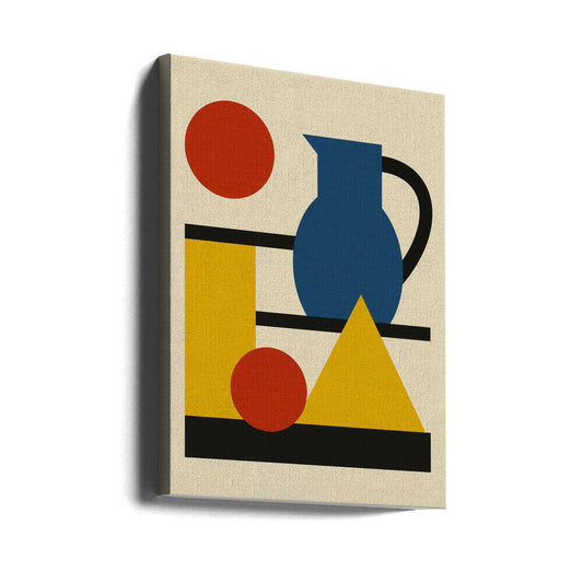 Wall art Geometric Shapes and Pitcher