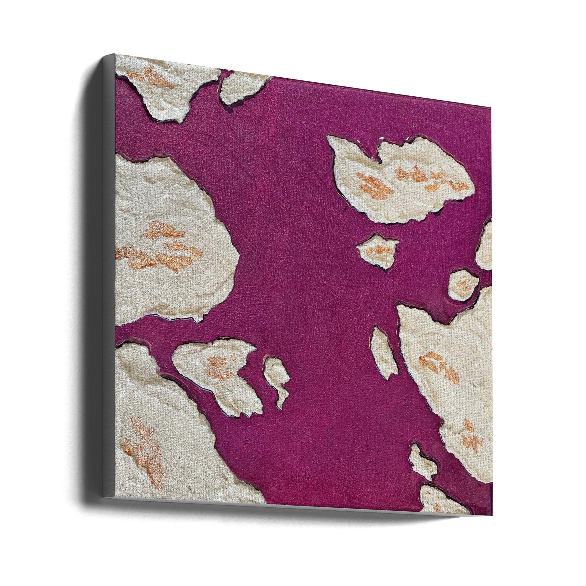  Aubergine Islands Wall Artwork Gallery Wrapped (Ready to Hang)