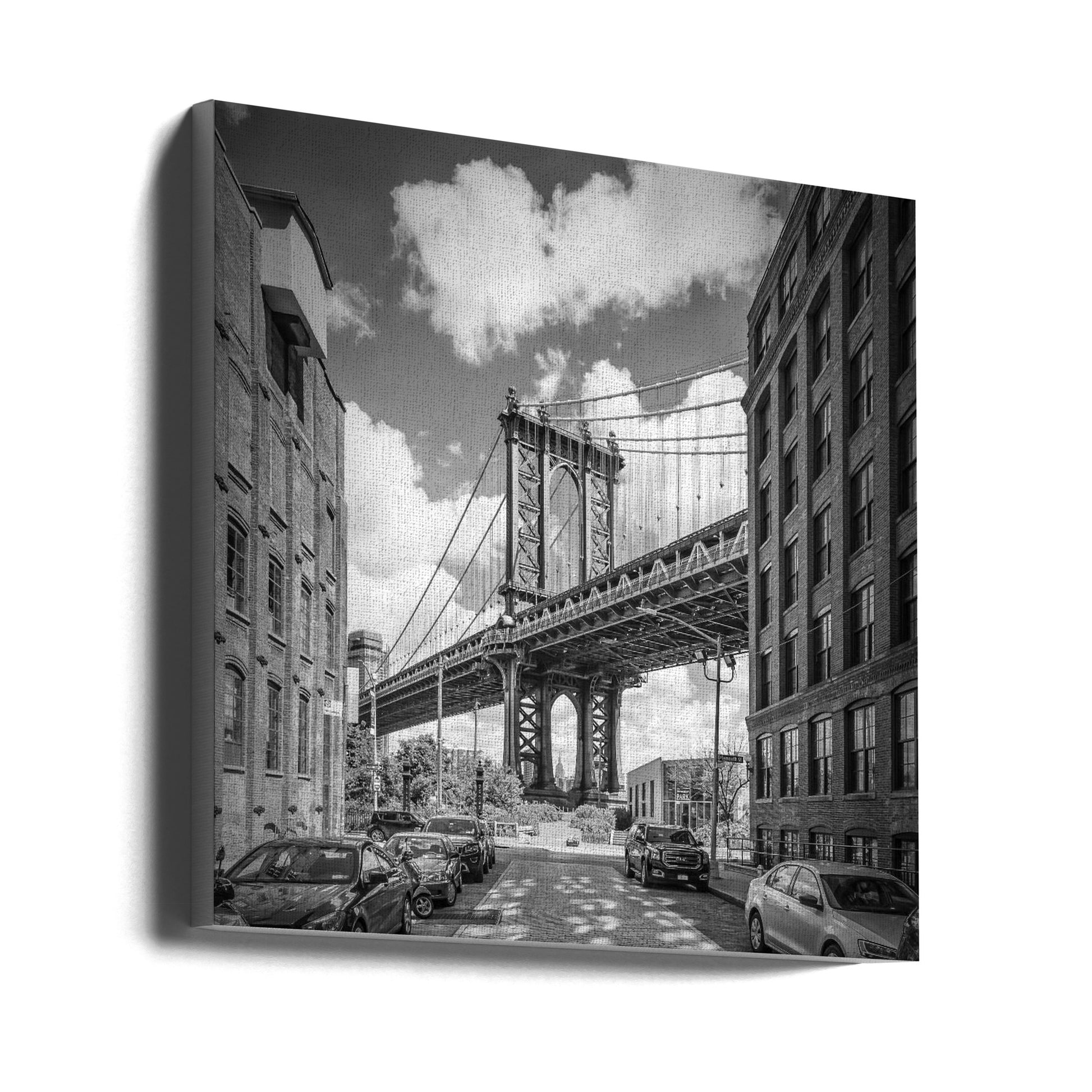  NYC Manhattan Bridge Wall Artwork Gallery Wrapped (Ready to Hang)