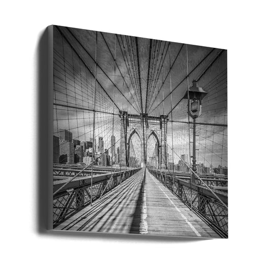  NYC Brooklyn Bridge Wall Artwork Gallery Wrapped (Ready to Hang)