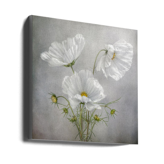 Cosmos Charm Irises Wall Artwork Gallery Wrapped (Ready to Hang)